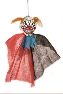 Фото Декорация подвесная голова Клоуна-убийцы