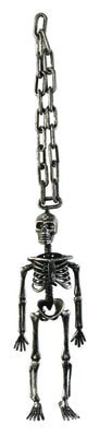 Фото Подвесная декорация Скелет на цепи для Хэллоуина (30 см)