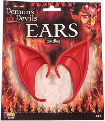 Фото Накладные красные уши дьявола Forum