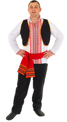 Костюм Молдавский мужской Фото Фото Костюм Молдавский мужской