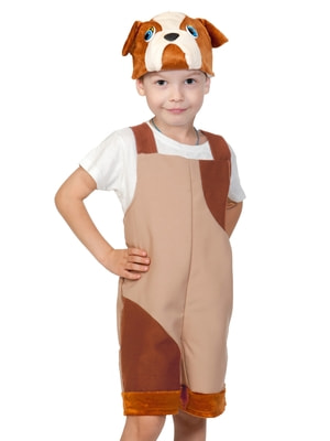Фото Карнавальный костюм песик щенок детский для мальчиков