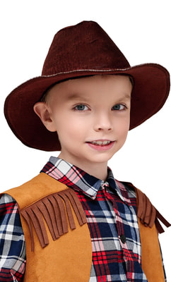 Фото Карнавальная ковбойская шляпа детская