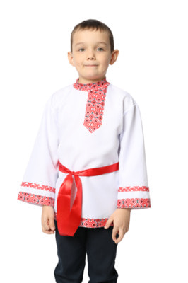 Фото Русский народный костюм для мальчика косоворотка рубаха