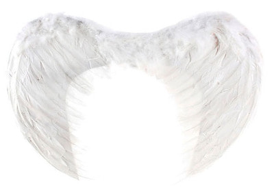 Фото Крылья ангела белые 50 см