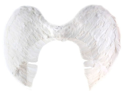 Фото Крылья ангела белые 60 см