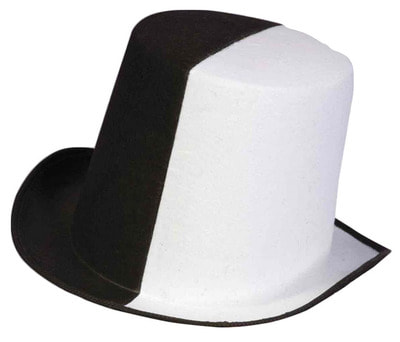 Фото Черно-белая шляпа