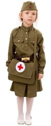 Фото Костюм Военная медсестра с сумкой детский