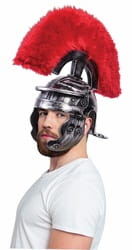 Фото Шлем римского воина с красной щёткой