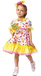 Фото Костюм Конфетка в платье детский