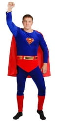 Фото Костюм Супермен с поясом взрослый