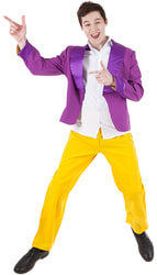 Фото Костюм Стиляга с фиолетовым пиджаком взрослый