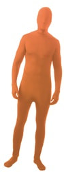 Фото Костюм Человек-невидимка оранжевый неон взрослый