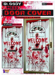 Фото Декорация для Хэллоуина Кровавая дверь