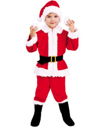 Фото Костюм Санта Клаус в сапогах детский