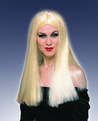 Фото Парик длинный блонд без челки Forum