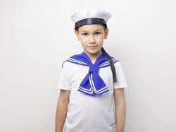 Фото Воротник моряка детский