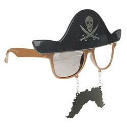 Фото Карнавальные очки Пират в шляпе