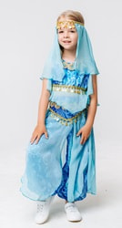 Фото Костюм Восточная Красавица в голубом детский