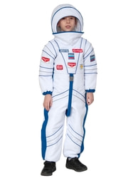 Фото Костюм космонавта в белом скафандре детский