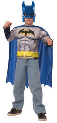 Фото Костюм Бэтмен с мускулами упрощённый детский