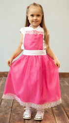Фото Фартук принцессы розовый детский