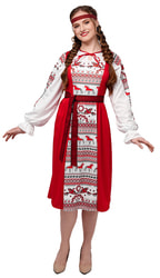 Фото Русский народный костюм женский Мезень взрослый