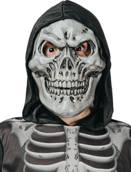 Фото Белая маска скелета на Хэллоуин для костюма монстра