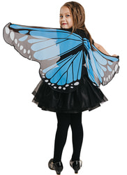 Фото Крылья бабочки для девочки детские карнавальные