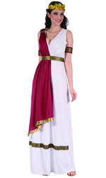 Фото Карнавальный костюм древнегреческой богини взрослый