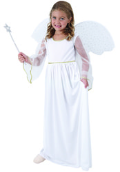 Фото Карнавальный костюм ангела детский для девочки