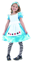Фото Карнавальный костюм Алисы в стране чудес детский для девочки