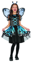 Фото Карнавальный костюм феи бабочки для девочки детский