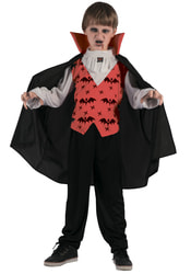 Фото Карнавальный костюм вампира на Хэллоуин детский