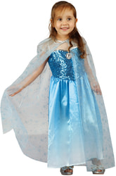 Фото Карнавальный костюм Эльзы снежной королевы детский