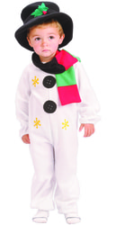 Фото Новогодний костюм снеговика для мальчика детский