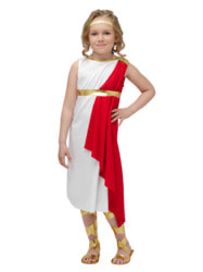 Фото Карнавальный костюм римлянки для девочки детский