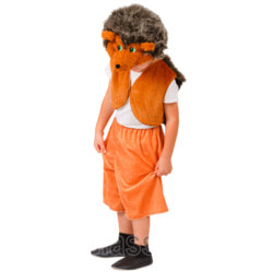 Фото Карнавальный костюм ежика для мальчика детский