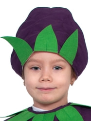 Фото Карнавальная шапка ежевики детская для девочки