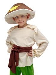 Фото Карнавальная шапочка гриба детская Боровик
