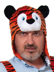 Фото Карнавальная шапка тигра взрослая Тигр