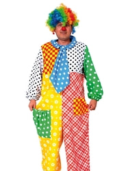 Фото Карнавальный костюм Клоун Клёпа взрослый мужской