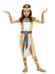 Фото Карнавальный костюм Клеопатры детский для девочки