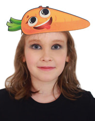 Фото Карнавальная маска Морковь детская