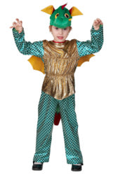 Фото Новогодний костюм дракона для мальчика детский