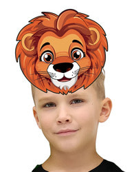 Фото Карнавальная маска лев детская