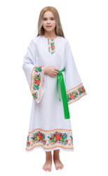 Фото Русский народный костюм для девочки на Масленицу