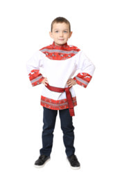 Фото Косоворотка для мальчика русский народный костюм мезень