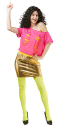 Фото Карнавальный костюм ретро 80-х женский взрослый
