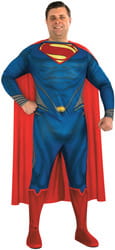 Фото Костюм Супермена большого размера (Человек из Стали) взрослый