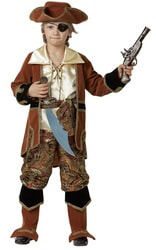 Фото Костюм Капитан пиратов коричневый детский